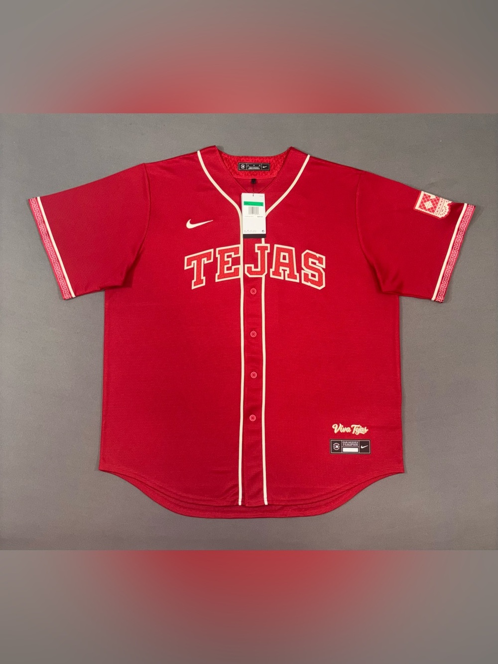 Men’s Nike Texas Rangers City Connect Jersey Red Size XL